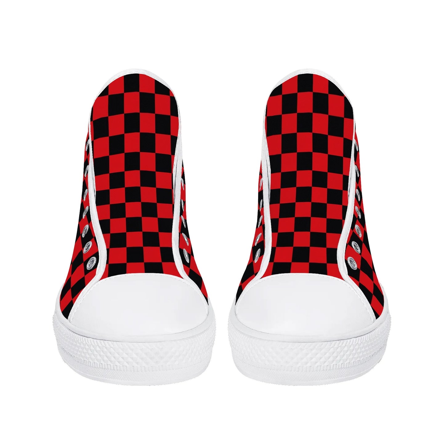 UGA CHECK DAT BULLDOG! - Mens High Top Canvas Shoes