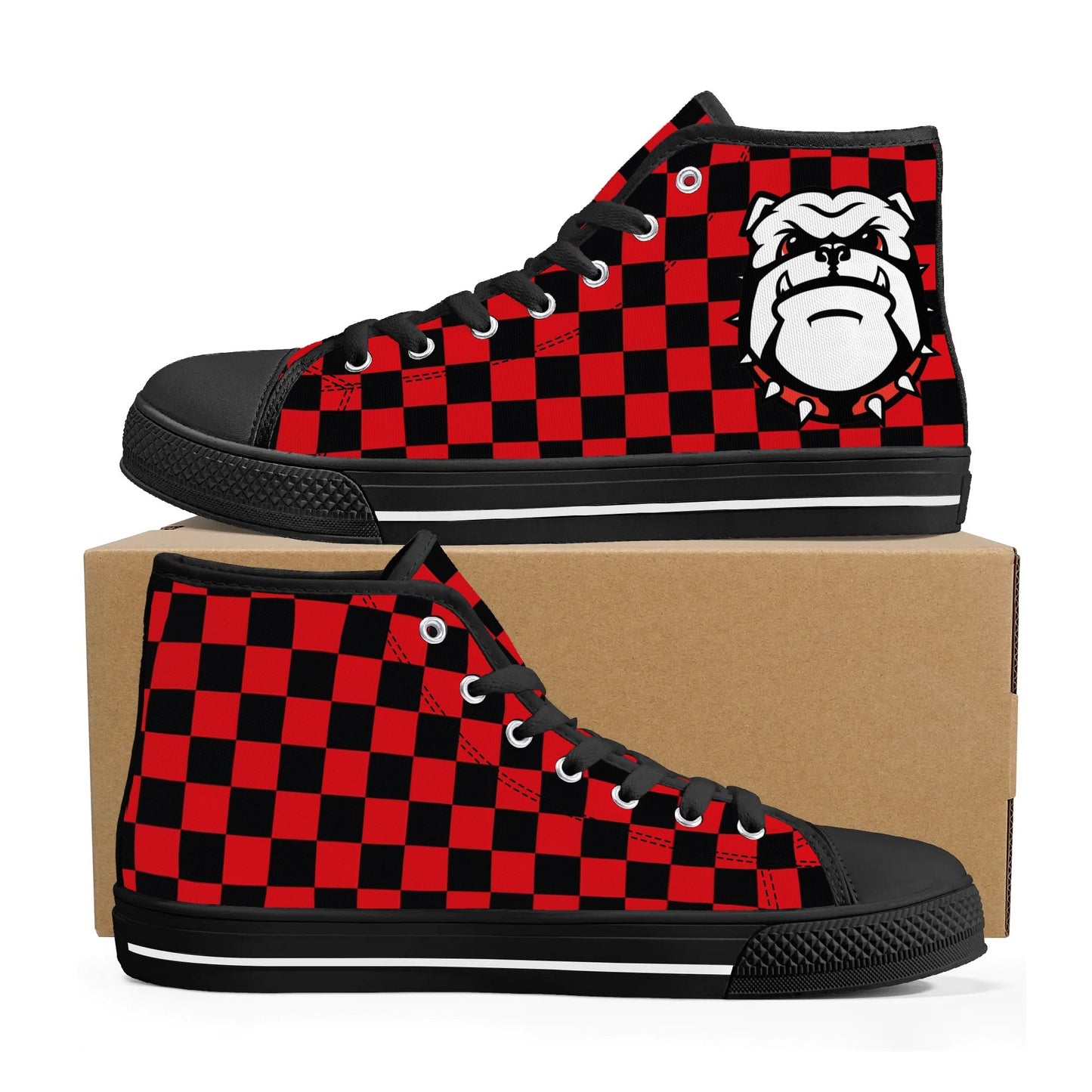 RUFF RUFF DAWGS - Mens High Top Canvas Shoes