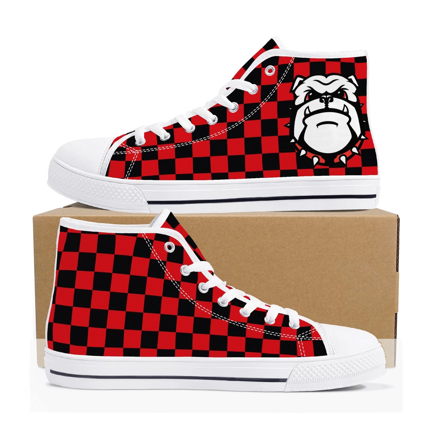 RUFF RUFF DAWGS - Mens High Top Canvas Shoes