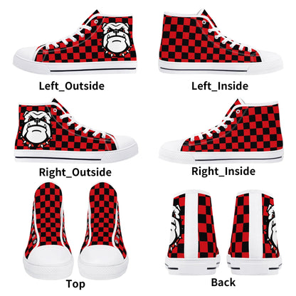 RUFF RUFF DAWGS - Mens High Top Canvas Shoes