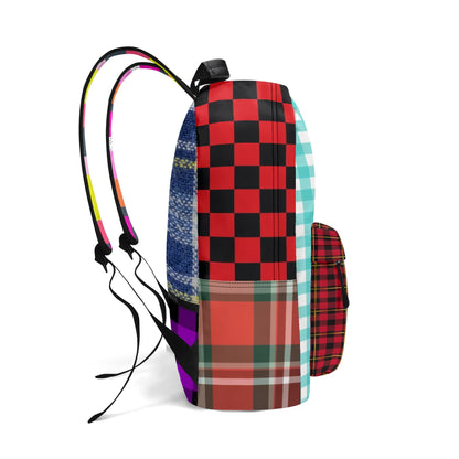 17 Inch Twill (PU) Leather School Backpack