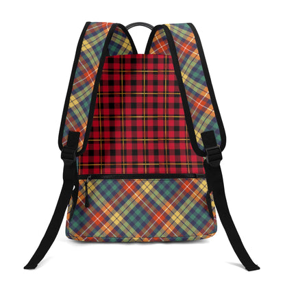 17 Inch Twill (PU) Leather School Backpack