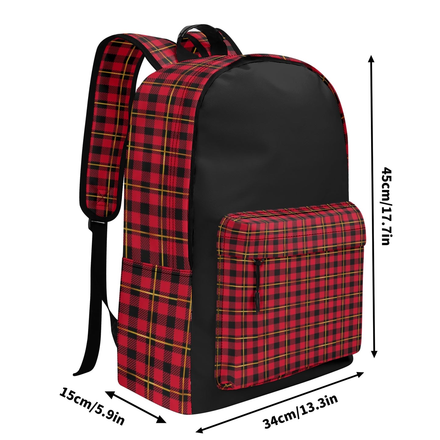 17 Inch Twill (PU) Leather School Backpack