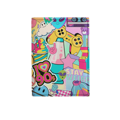 PU Leather Passport Case Business Name ID Card Holder