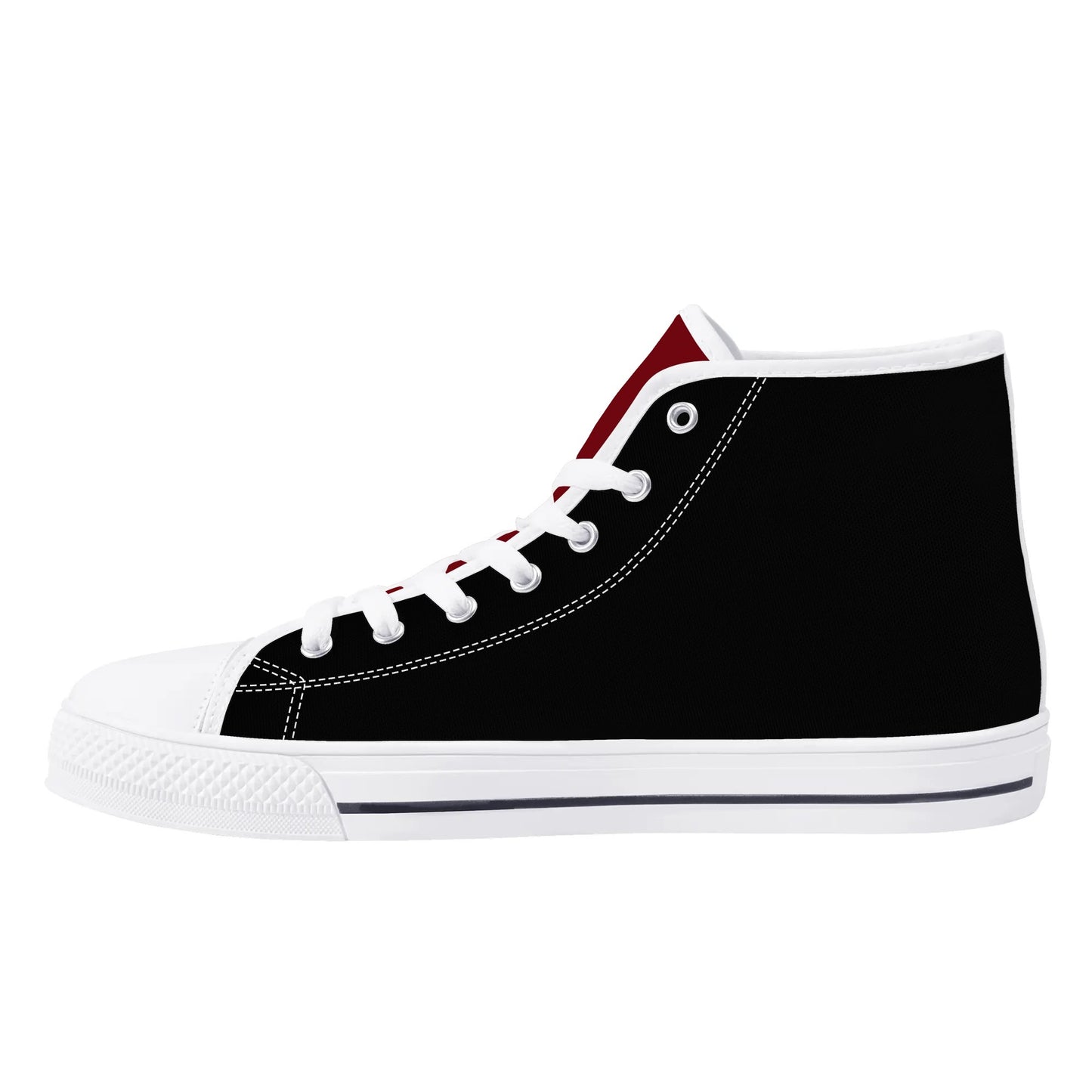 Univeristy of South Carolina Gamecocks - Mens High Top Canvas Shoes - UofSC Helmet Tongue