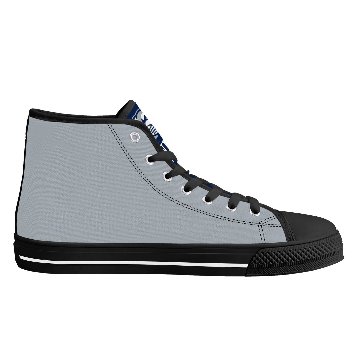 Penn State - Mens High Top Canvas Shoes - Gray