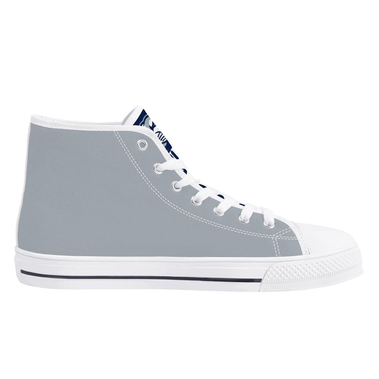 Penn State - Mens High Top Canvas Shoes - Gray