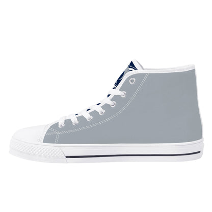 Penn State - Mens High Top Canvas Shoes - Gray