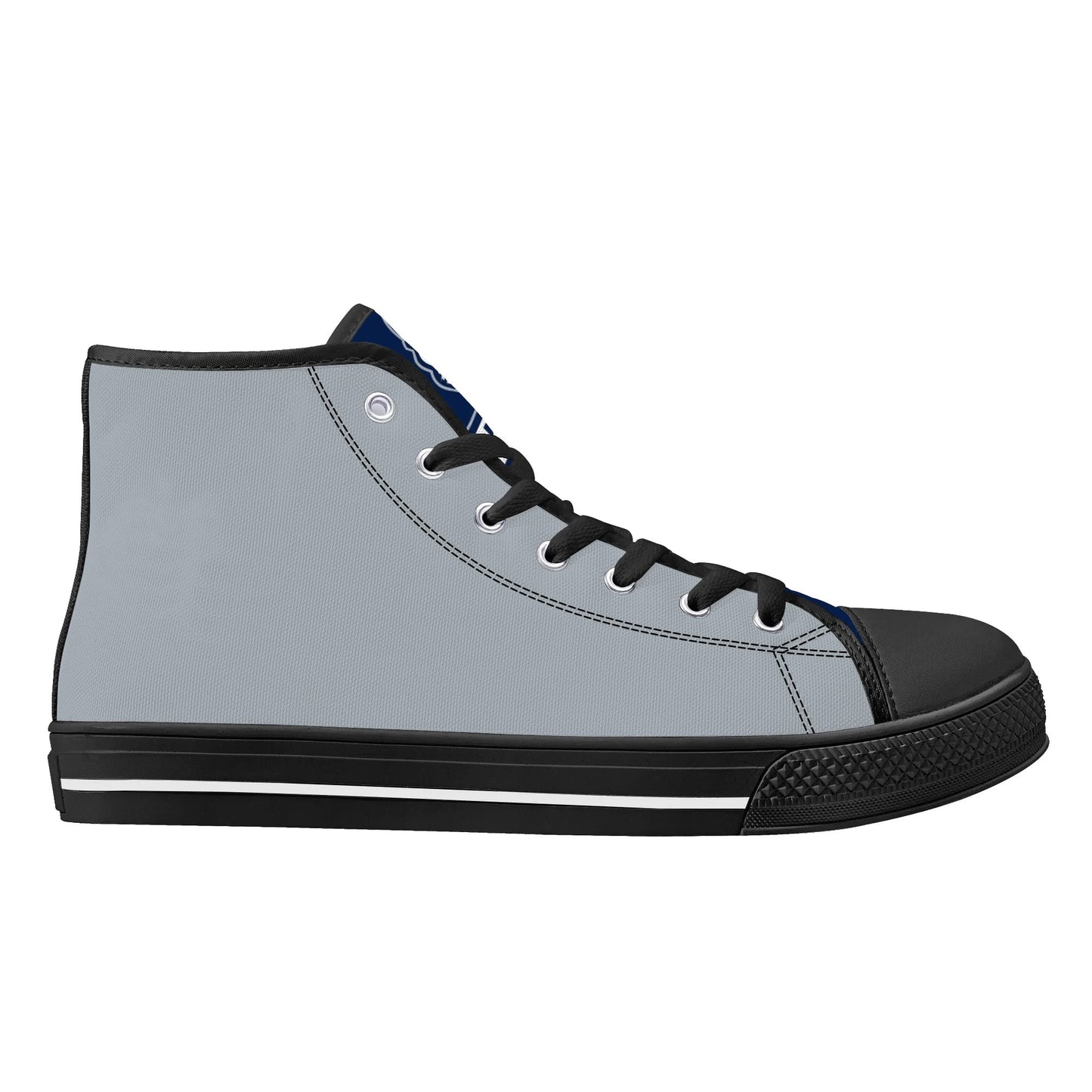 Penn State - Mens High Top Canvas Shoes - Gray