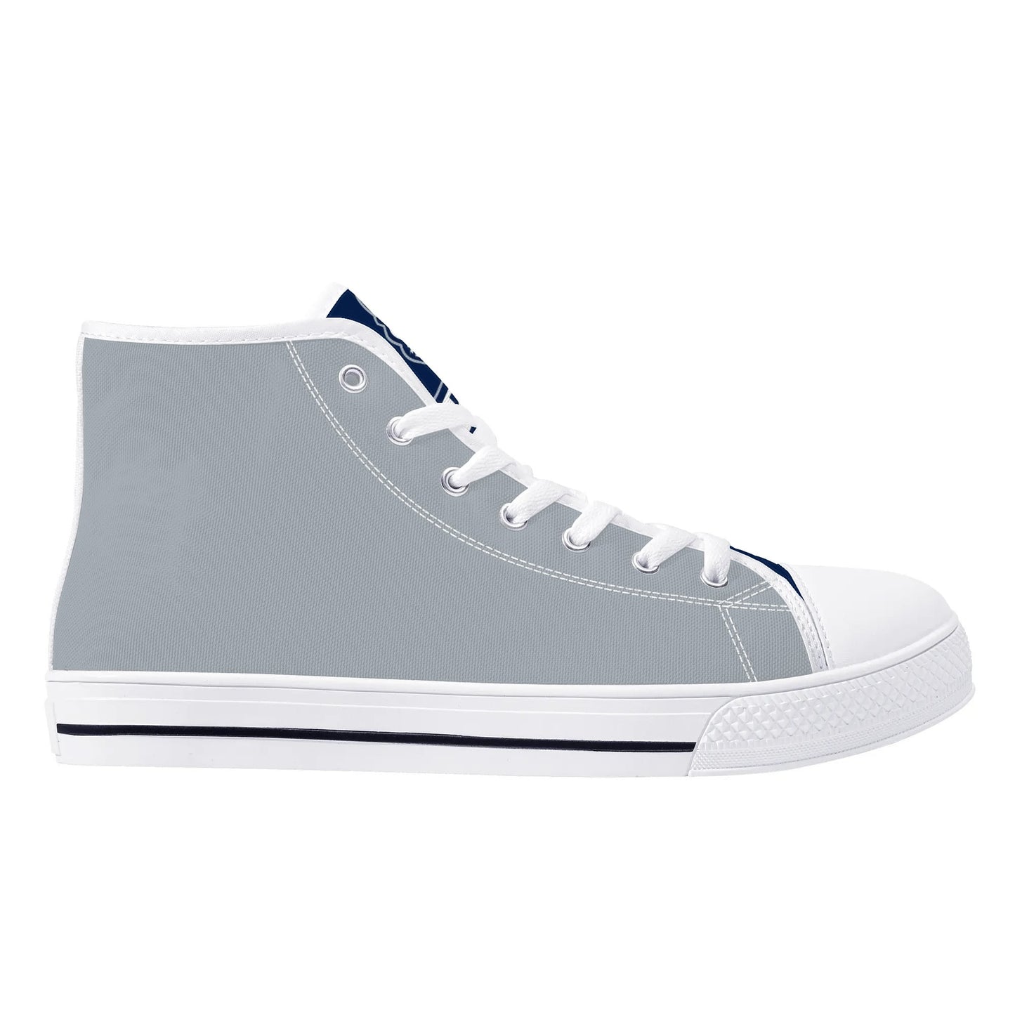 Penn State - Mens High Top Canvas Shoes - Gray