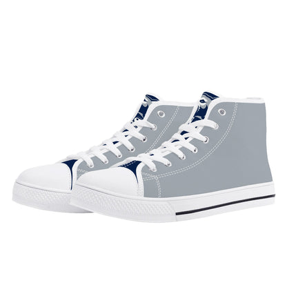 Penn State - Mens High Top Canvas Shoes - Gray