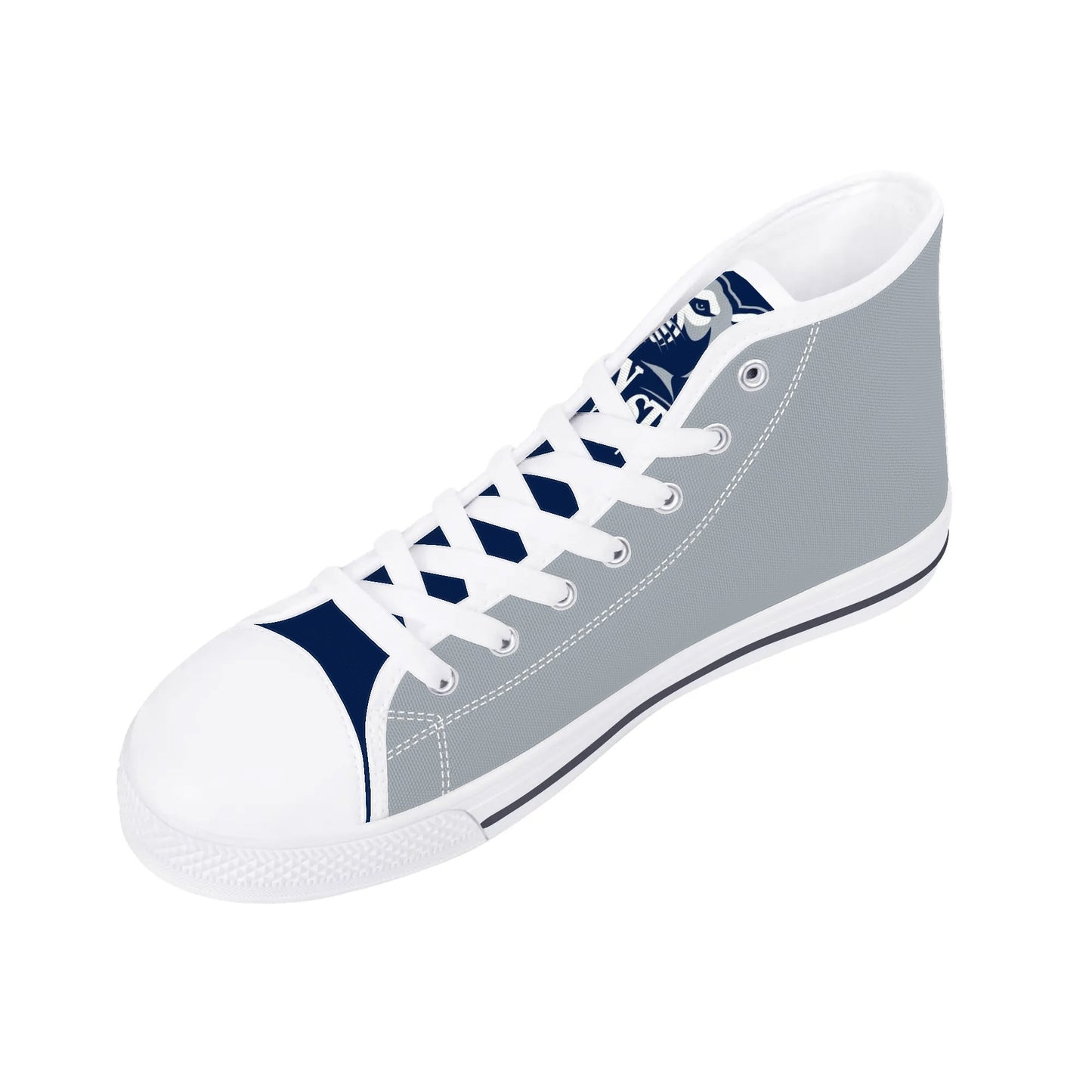 Penn State - Mens High Top Canvas Shoes - Gray