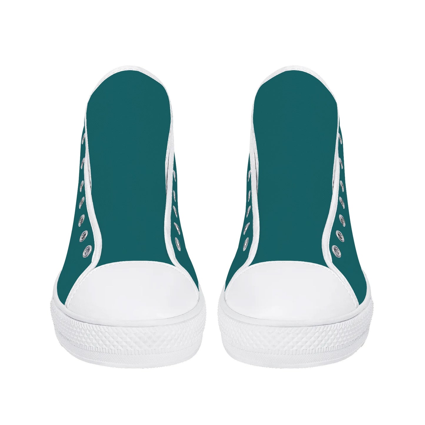 Coastal Carolina Chanticleers - Mens High Top Canvas Shoes - Monochromatic