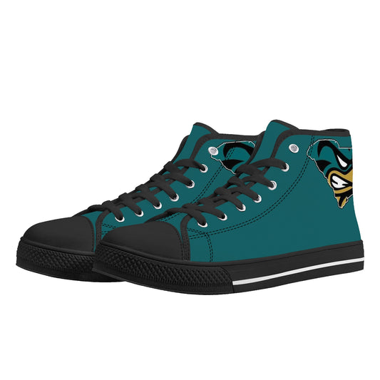 Coastal Carolina Chanticleers Mens High Top Canvas Shoes