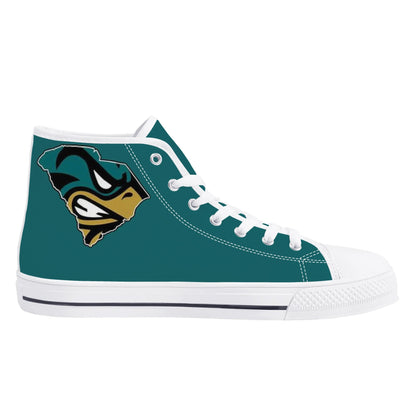 Coastal Carolina Chanticleers Mens High Top Canvas Shoes