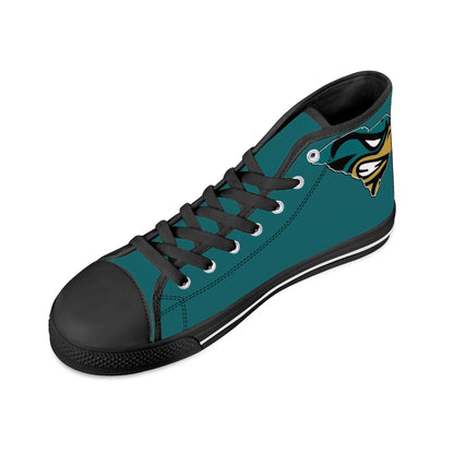 Coastal Carolina Chanticleers Mens High Top Canvas Shoes