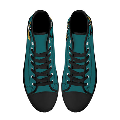 Coastal Carolina Chanticleers Mens High Top Canvas Shoes