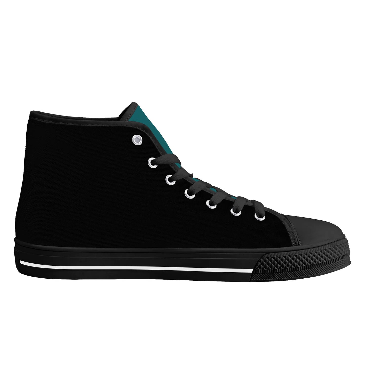 Coastal Carolina - BLACK L.O.V.E. - Mens High Top Canvas Shoes