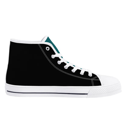 Coastal Carolina - BLACK L.O.V.E. - Mens High Top Canvas Shoes