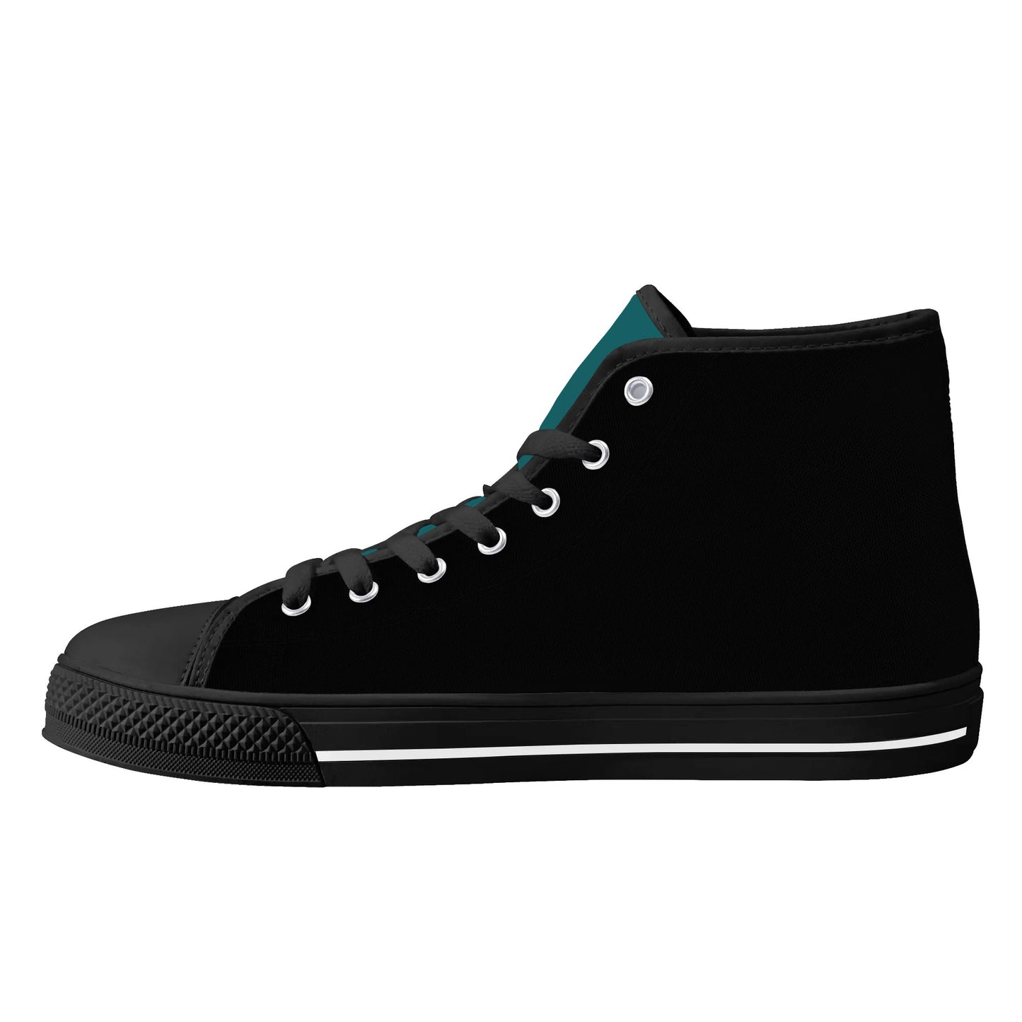 Coastal Carolina - BLACK L.O.V.E. - Mens High Top Canvas Shoes