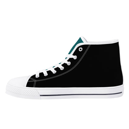 Coastal Carolina - BLACK L.O.V.E. - Mens High Top Canvas Shoes