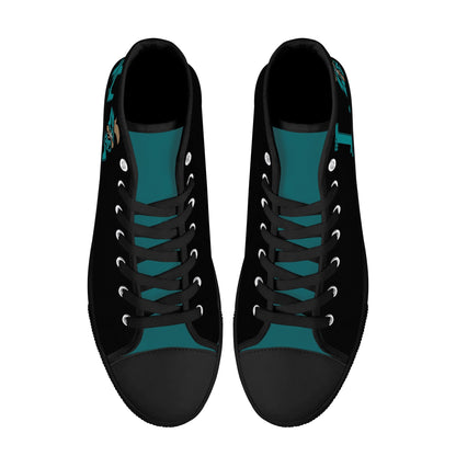 Coastal Carolina - BLACK L.O.V.E. - Mens High Top Canvas Shoes