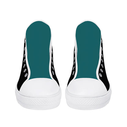 Coastal Carolina - BLACK L.O.V.E. - Mens High Top Canvas Shoes