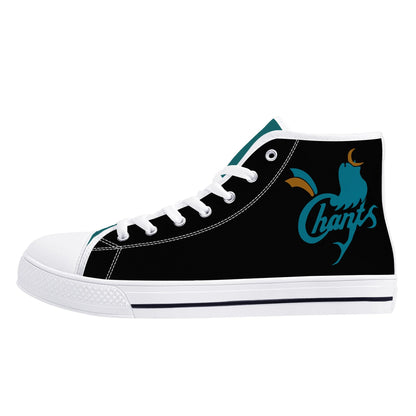 COASTAL CAROLINA CHANTICLEERS - Mens High Top Canvas Shoes