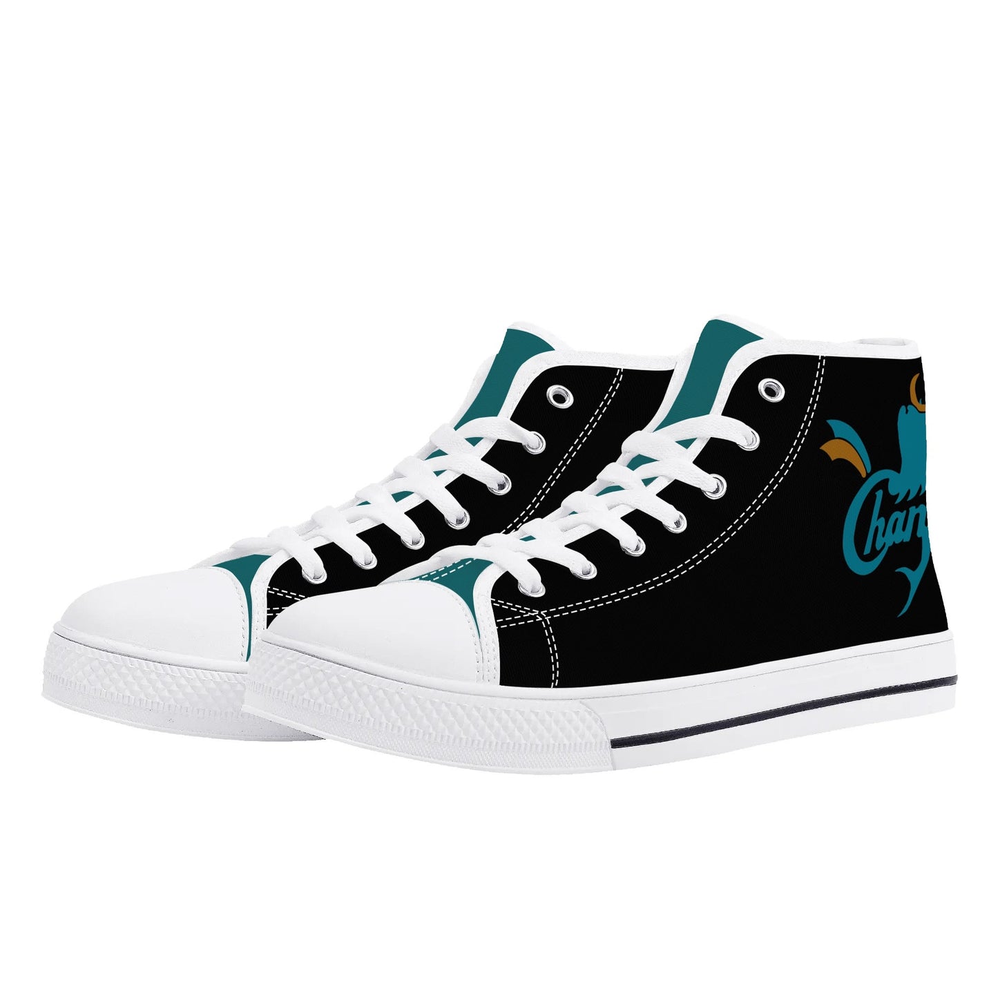 COASTAL CAROLINA CHANTICLEERS - Mens High Top Canvas Shoes