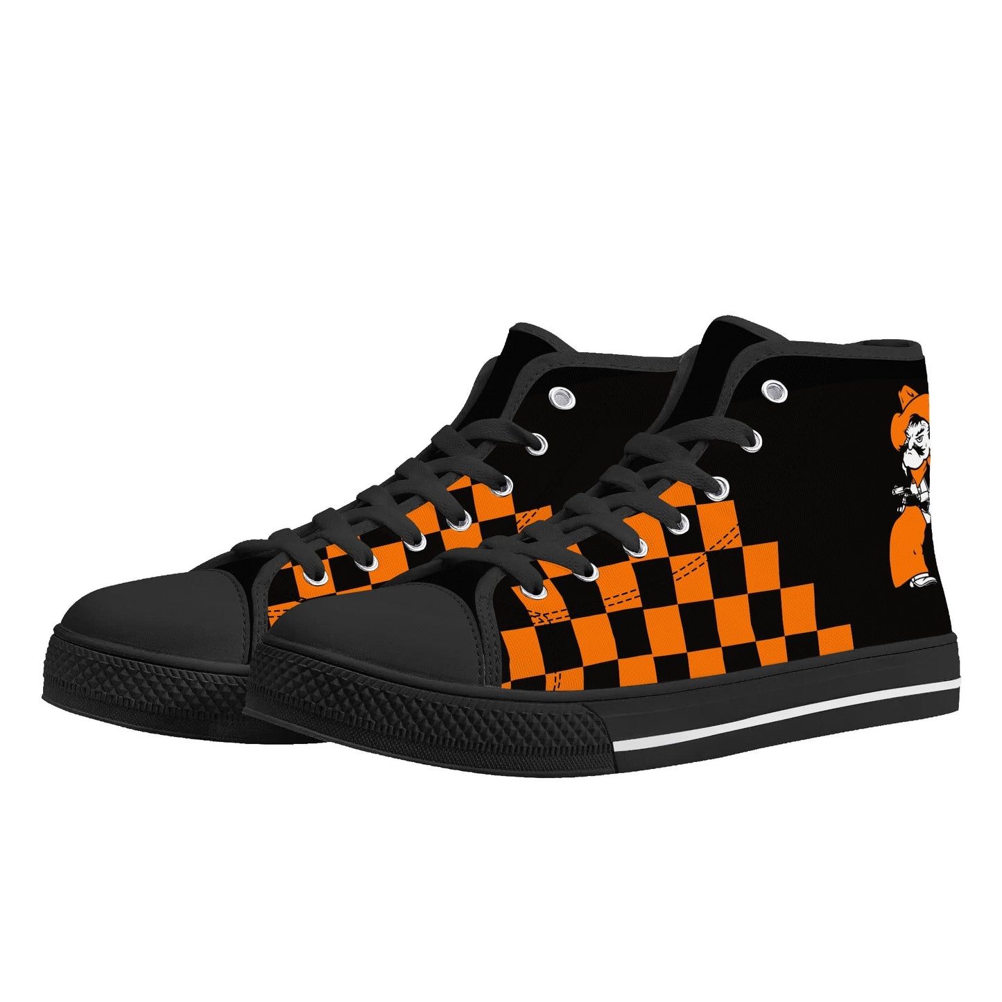 Oklahoma State Cowboys - Mens High Top Canvas Shoes