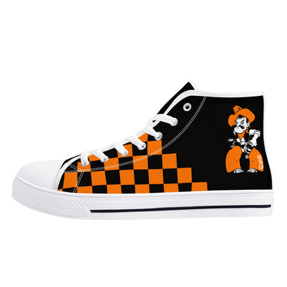 Oklahoma State Cowboys - Mens High Top Canvas Shoes