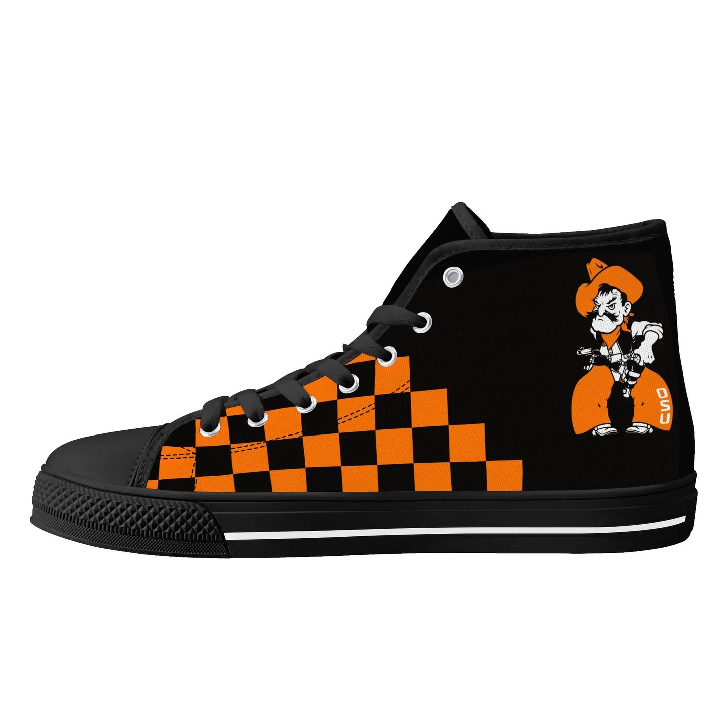 Oklahoma State Cowboys - Mens High Top Canvas Shoes