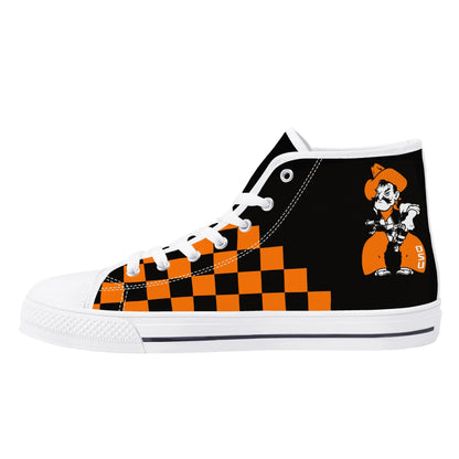 Oklahoma State Cowboys - Mens High Top Canvas Shoes