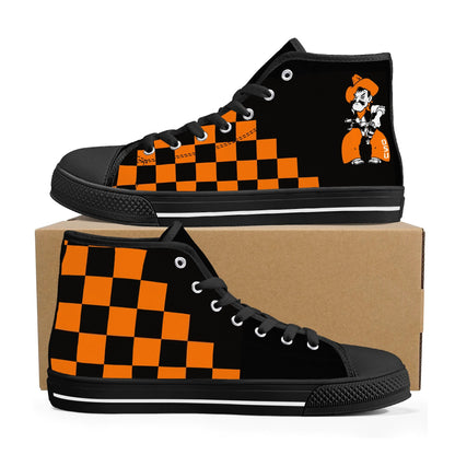 Oklahoma State Cowboys - Mens High Top Canvas Shoes