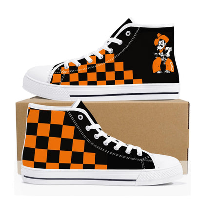 Oklahoma State Cowboys - Mens High Top Canvas Shoes