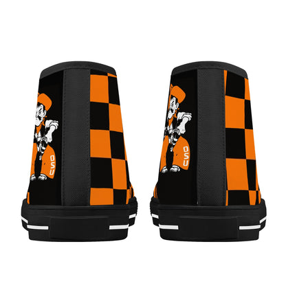 Oklahoma State Cowboys - Mens High Top Canvas Shoes