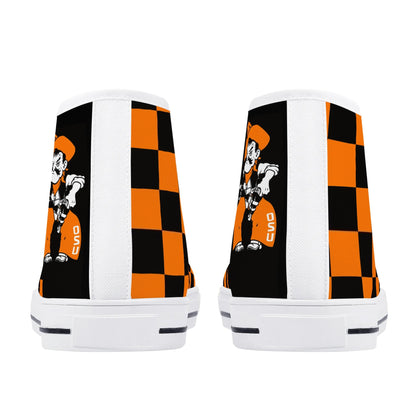 Oklahoma State Cowboys - Mens High Top Canvas Shoes