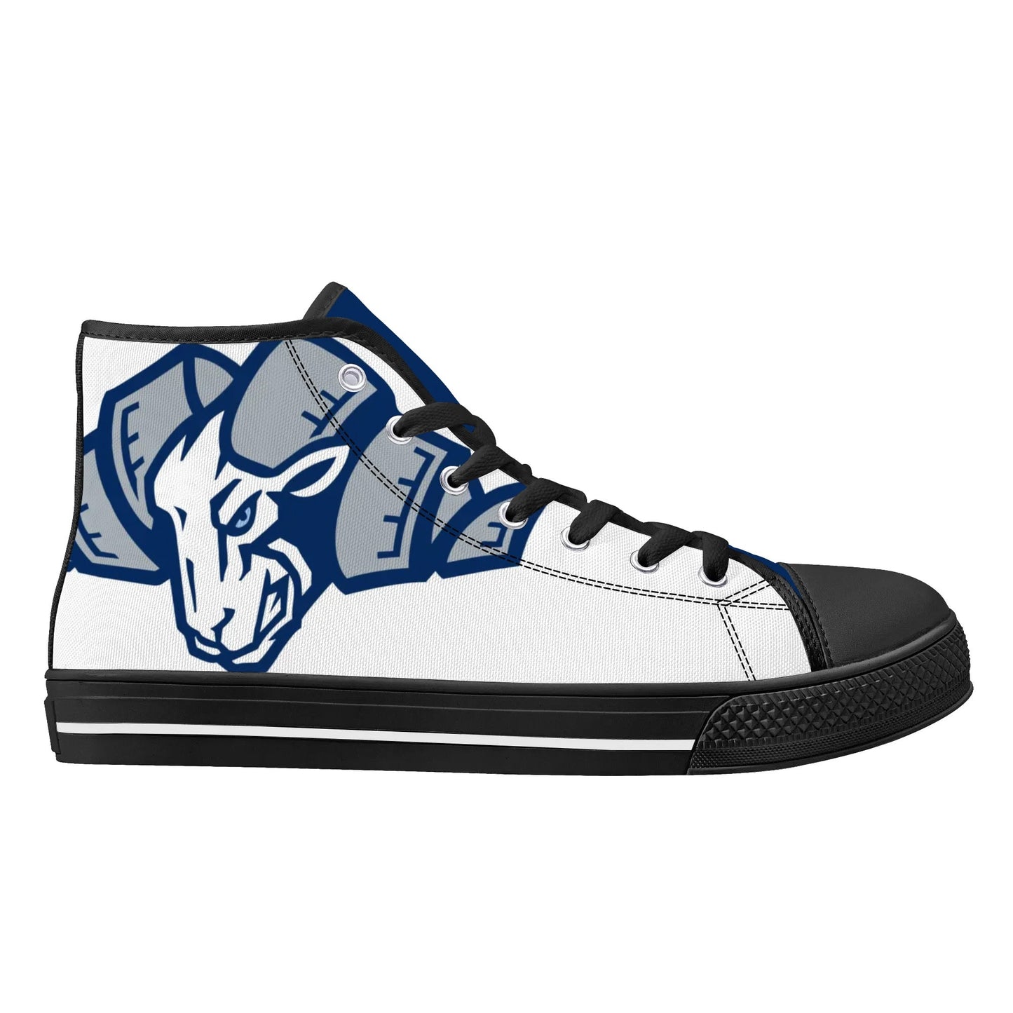 UNC TARHEELS - Mens High Top Canvas Shoes