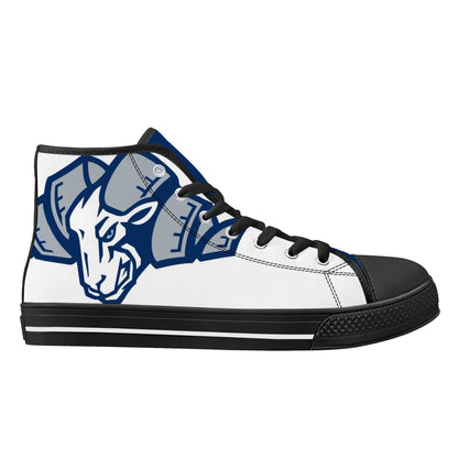 UNC TARHEELS - Mens High Top Canvas Shoes