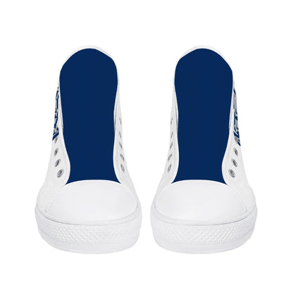 UNC TARHEELS - Mens High Top Canvas Shoes