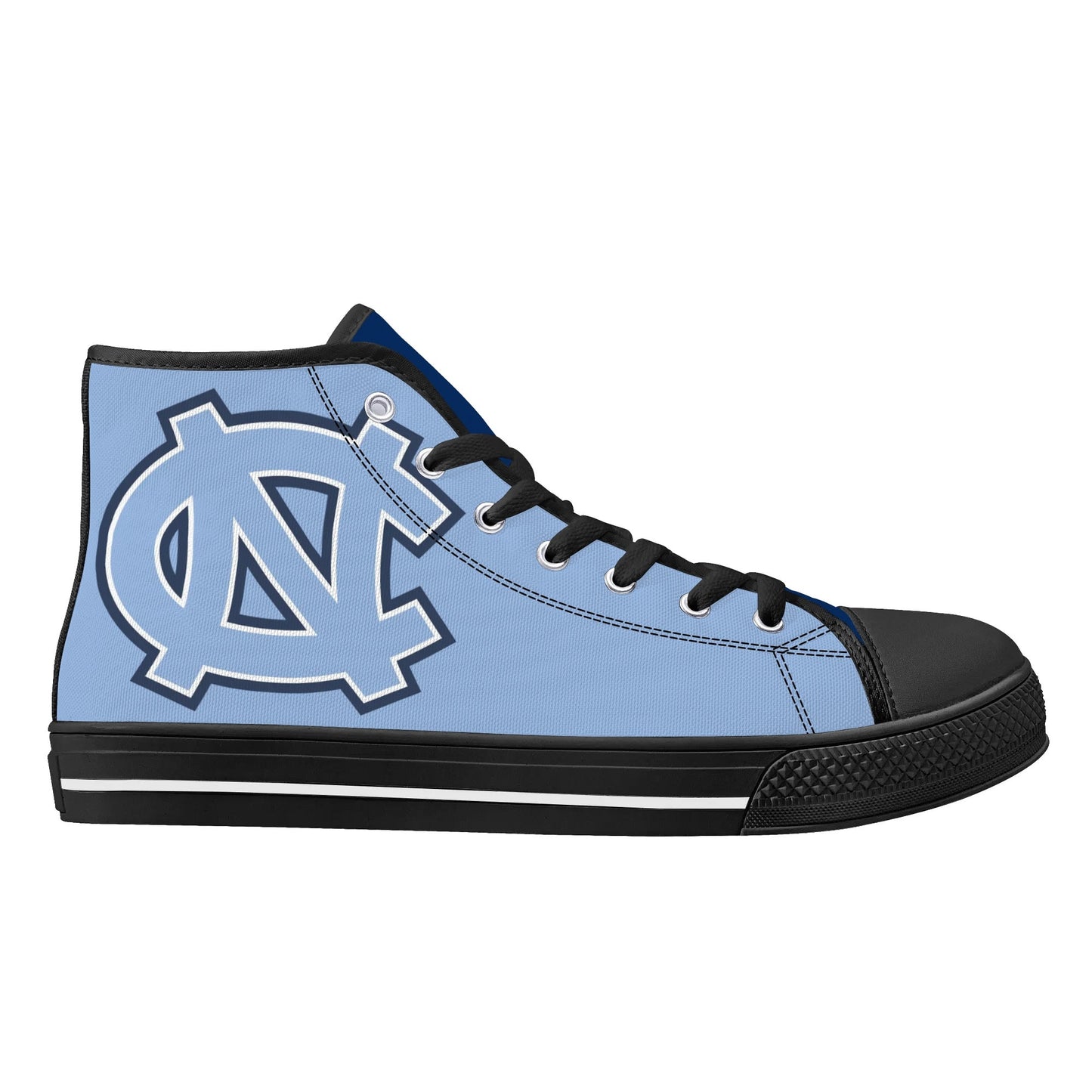 UNC Tarheels - Mens High Top Canvas Shoes