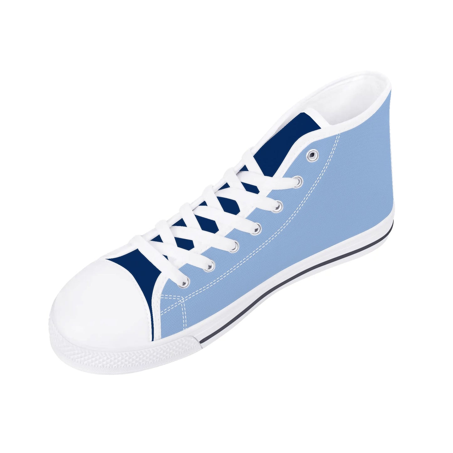 UNC Tarheels - Mens High Top Canvas Shoes