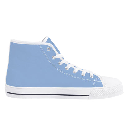 UNC Tarheels - Mens High Top Canvas Shoes - MONOCHROMATIC