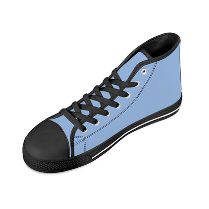 UNC Tarheels - Mens High Top Canvas Shoes - MONOCHROMATIC