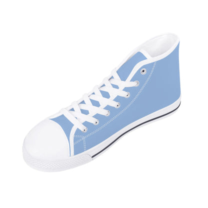 UNC Tarheels - Mens High Top Canvas Shoes - MONOCHROMATIC