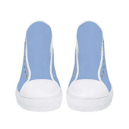 UNC Tarheels - Mens High Top Canvas Shoes - MONOCHROMATIC