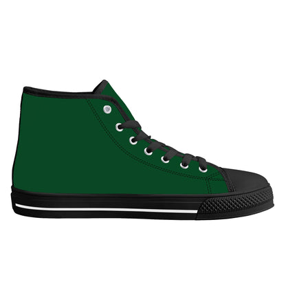 MICHIGAN STATE SPARTANS - Mens High Top Canvas Shoes - MONOCHROMATIC