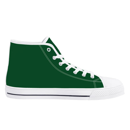 MICHIGAN STATE SPARTANS - Mens High Top Canvas Shoes - MONOCHROMATIC