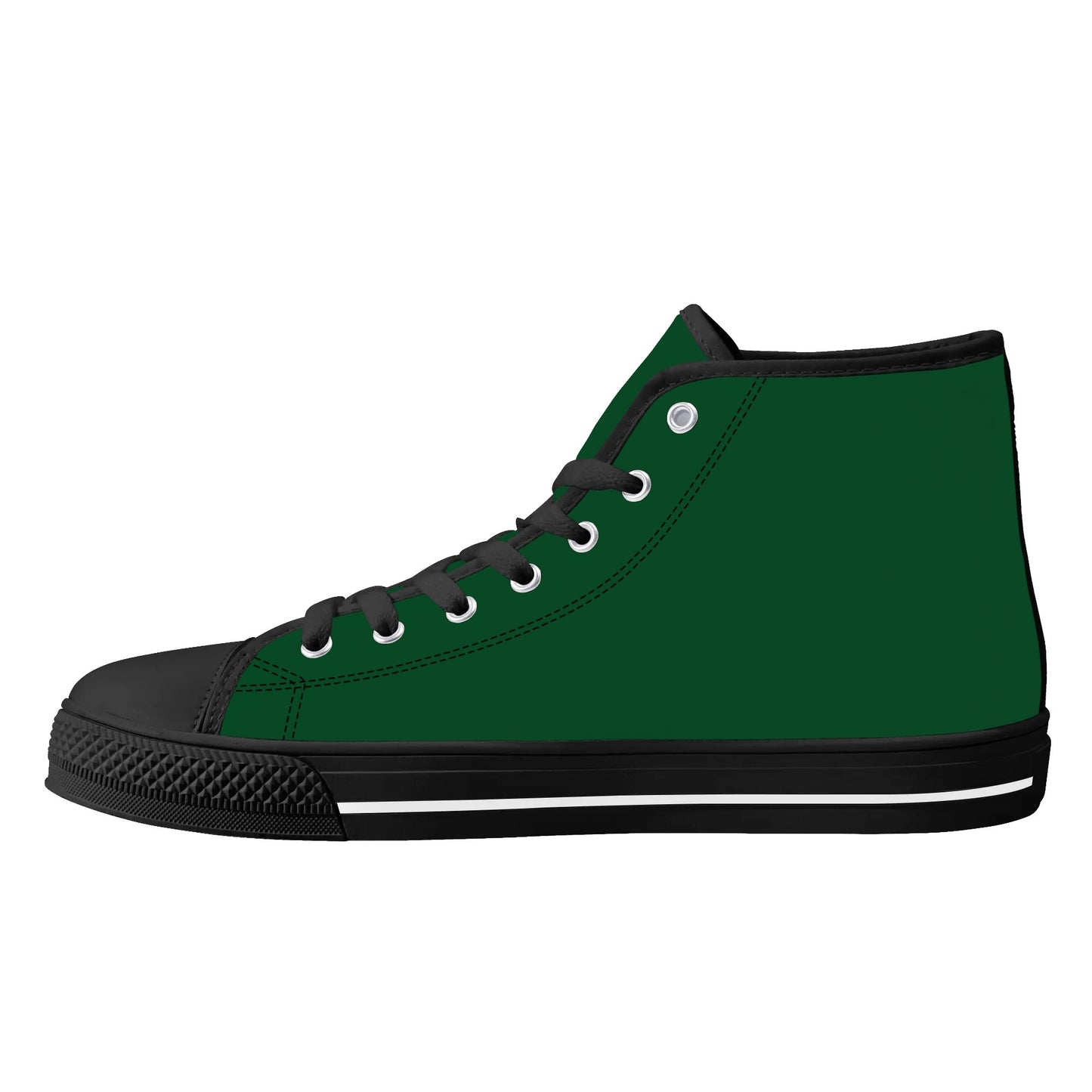 MICHIGAN STATE SPARTANS - Mens High Top Canvas Shoes - MONOCHROMATIC