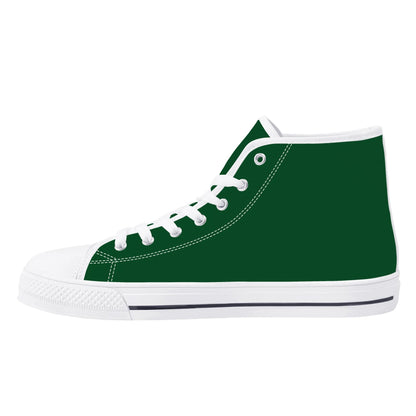 MICHIGAN STATE SPARTANS - Mens High Top Canvas Shoes - MONOCHROMATIC